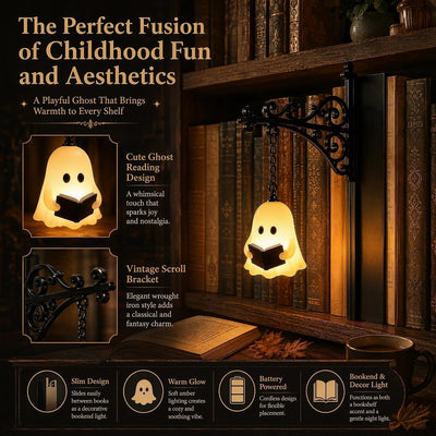 Ghost Book Shelf Lantern