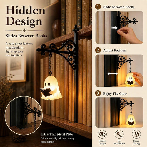 Ghost Book Shelf Lantern